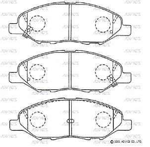 SN898P Advics Brake Pads