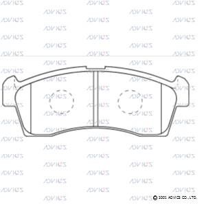 SN935 Advics Brake Pads