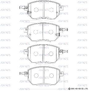 B1N079 Advics Brake Pads