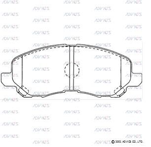 D1N048 Advics Brake Pads