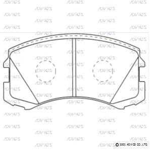 SN127 Advics Brake Pads