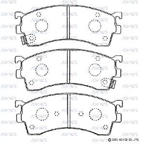 E1N026 Advics Brake Pads