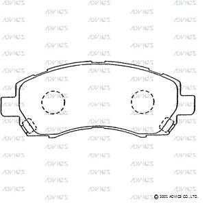 F1N014 Advics Brake Pads