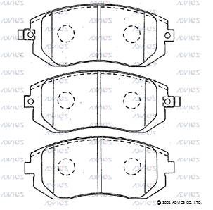 SN692P Advics Brake Pads