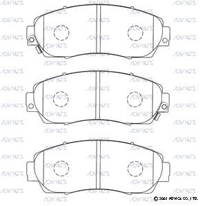 C1N048 Advics Brake Pads