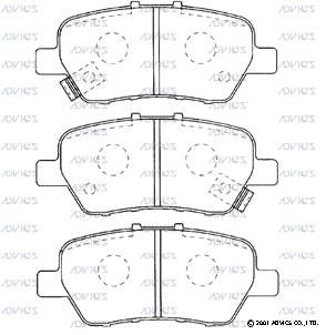 SN436P Advics Brake Pads