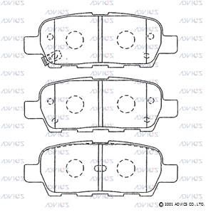 B2N064 Advics Brake Pads