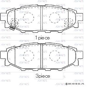 SN920P Advics Brake Pads