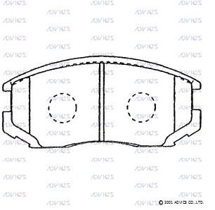 G1N005 Advics Brake Pads