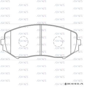 H1N040 Advics Brake Pads