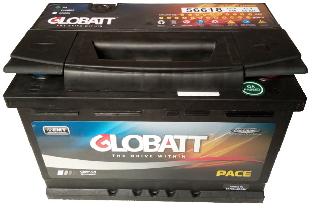 Globatt DIN66 SMF 66Ah Battery