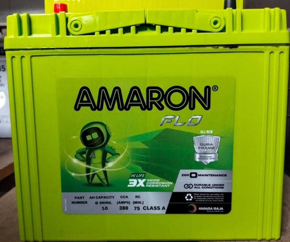 Battery Amaron N50R Pro SMF 50Ah