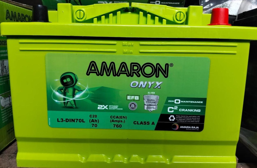 Battery Amaron L3DIN74 Duro EFB 70Ah