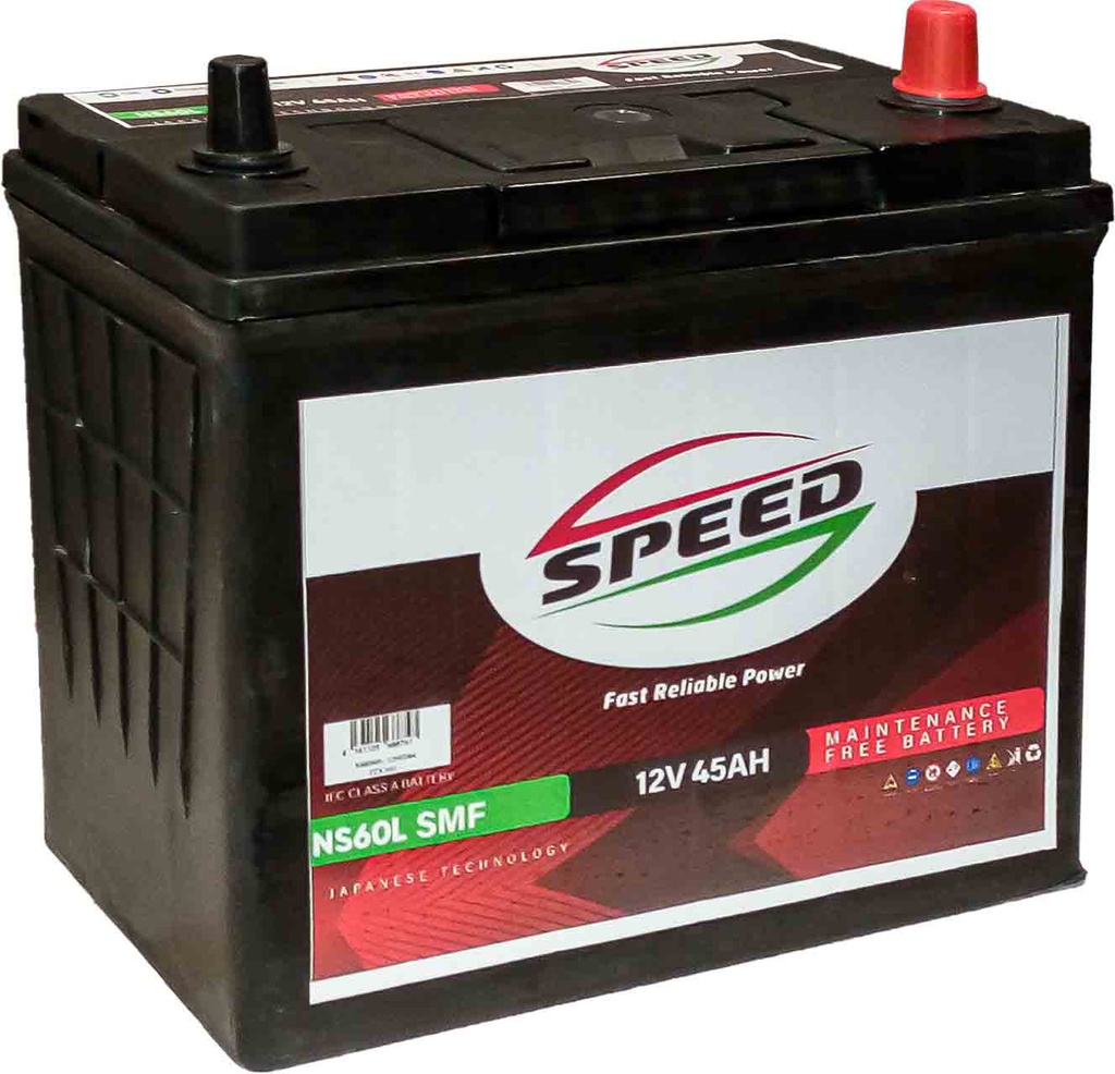 Speed NS60 SMF 45Ah Battery