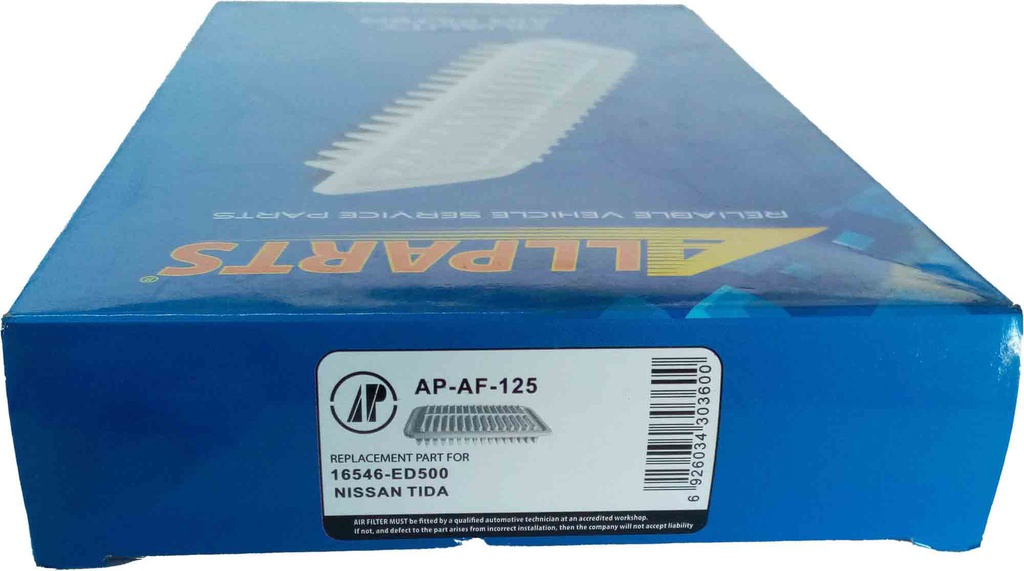 AP-AF-125 All Parts Air Cleaner