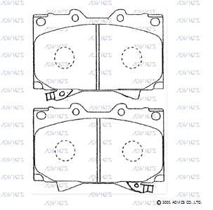 A1N005 Advics Brake Pads