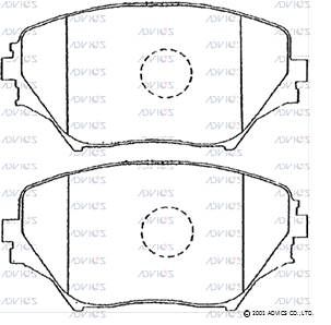 A1N008 Advics Brake Pads