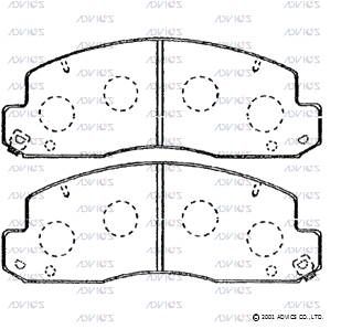 A1N060 Advics Brake Pads