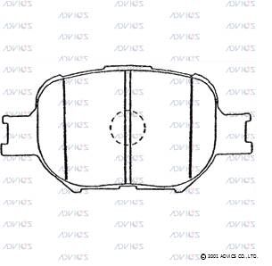 A1N065 Advics Brake Pads