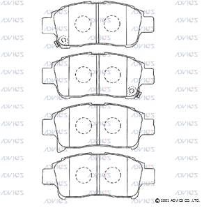 A1N067 Advics Brake Pads