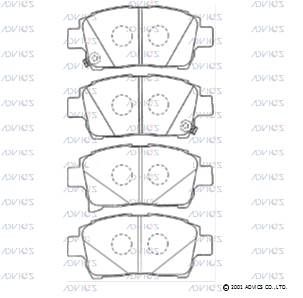 A1N068 Advics Brake Pads