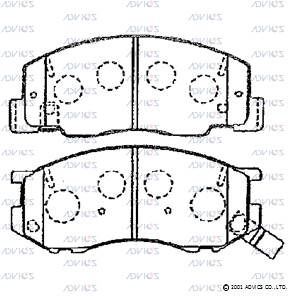 A1N096 Advics Brake Pads