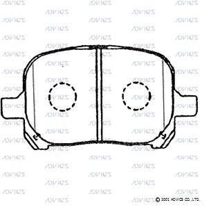 A1N097 Advics Brake Pads