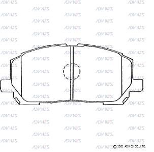 A1N103 Advics Brake Pads