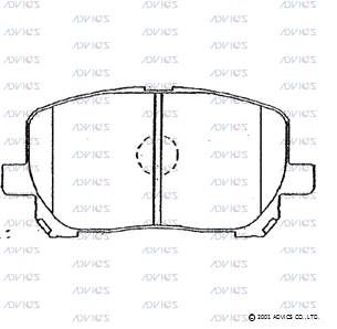 A1N105 Advics Brake Pads