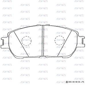 A1N106 Advics Brake Pads