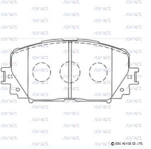 A1N123 Advics Brake Pads