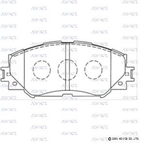 A1N128 Advics Brake Pads