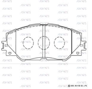 BPTO1011 Advics Brake Pads