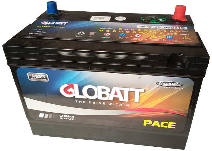 Globatt N70R SMF 70Ah Battery