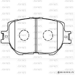 A1N140 Advics Brake Pads