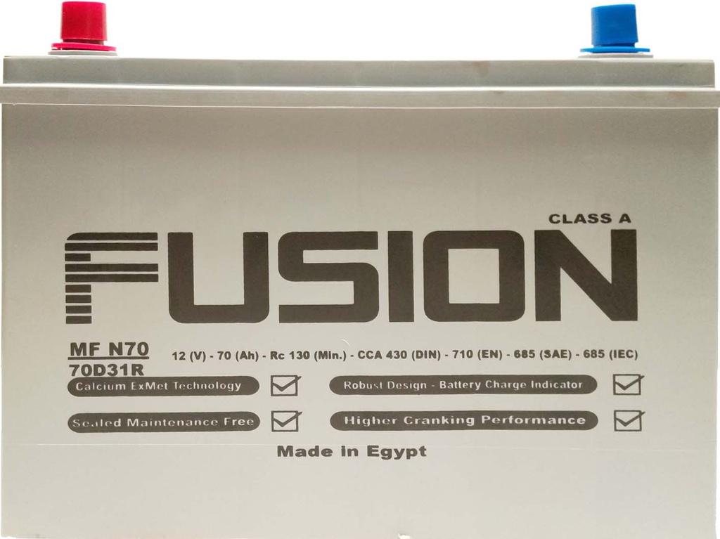 Battery Fusion N70R SMF 70Ah