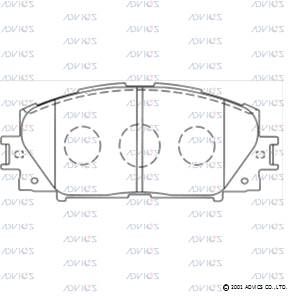 A1N155 Advics Brake Pads