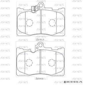 A1N166 Advics Brake Pads