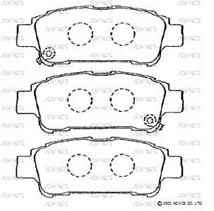 A2N069 Advics Brake Pads