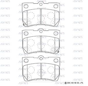 A2N118 Advics Brake Pads