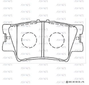 BPTO2007 Advics Brake Pads