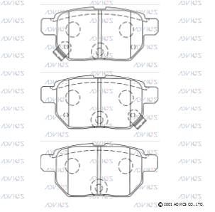 A2N232 Advics Brake Pads