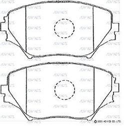 [BPADA1N008] A1N008 Advics Brake Pads