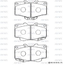 [BPTO1019] BPTO1019 Advics Brake Pads