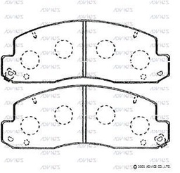 [BPADA1N060] A1N060 Advics Brake Pads