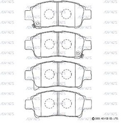 [BPADA1N067] A1N067 Advics Brake Pads