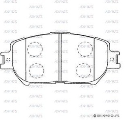 [BPTO1023] BPTO1023 Advics Brake Pads