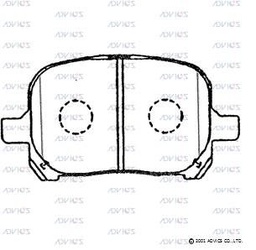 [BPADA1N097] A1N097 Advics Brake Pads