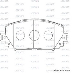 [BPADA1N123] A1N123 Advics Brake Pads