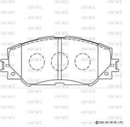 [BPADA1N128] A1N128 Advics Brake Pads